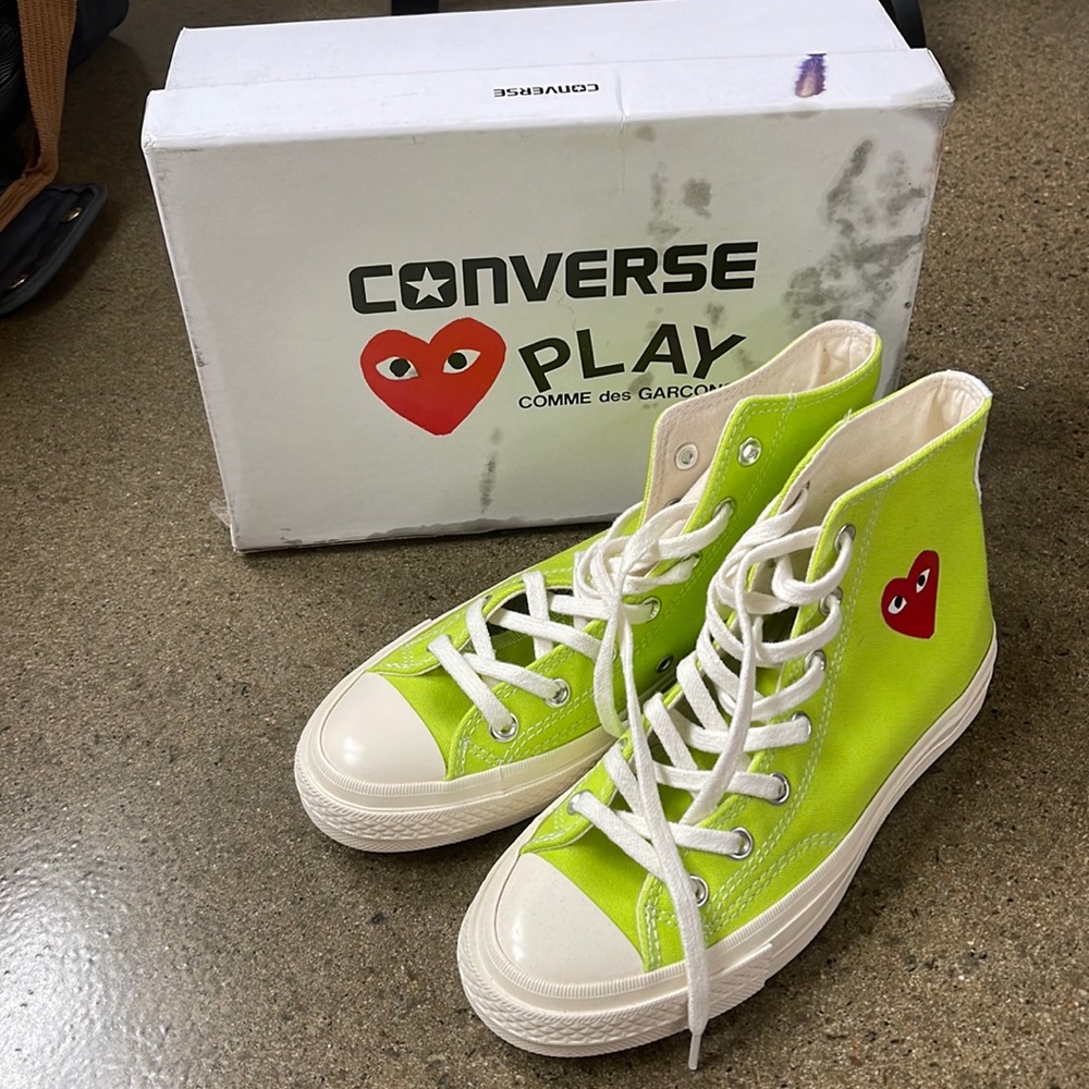 Brand new Comme Des Garcons Converse High Tops men’s size 6 women’s 8